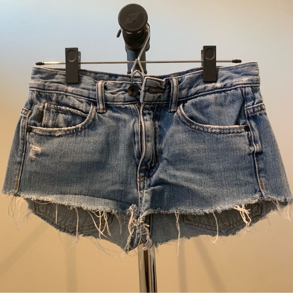 Helmut Lang Ultra Mini Shorts - Picture 2 of 11